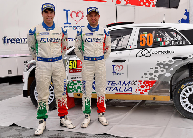 Fabio Andolfi, Manuel Fenoli - Rally de Portugal 2017Fabio Andolfi, Manuel Fenoli - Vodafone Rally de Portugal 2017