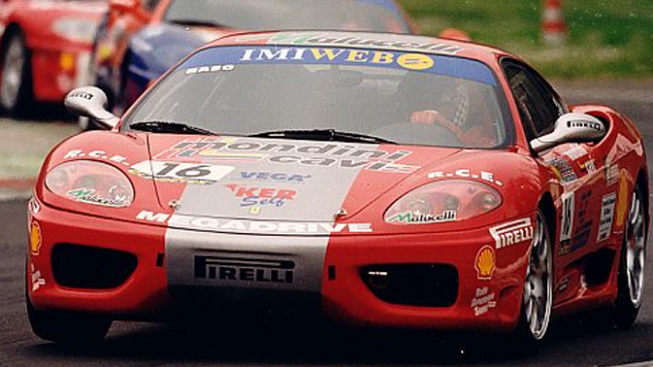 Adriano Baso - Ferrari Challenge Italia / Trofeo Pirelli 2001 - Monza